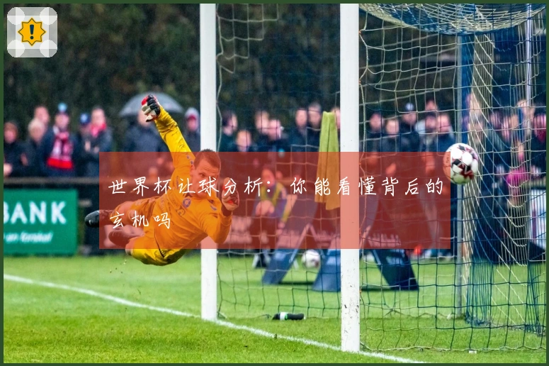世界杯让球分析：你能看懂背后的玄机吗